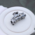 Acetate Medium Hollow Square Grab Clip 8cm