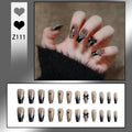 Light Luxury Pure Desire Style With White Nail Patches