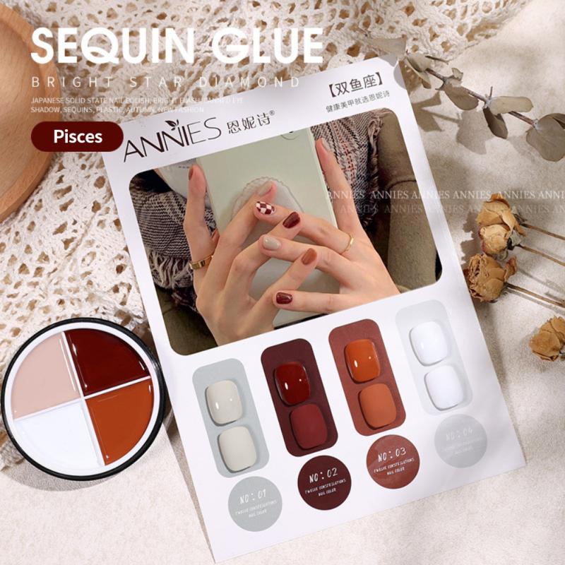 Annies Popular Color Twelve Constellation Series Solid Nail Polish For Nail Salon