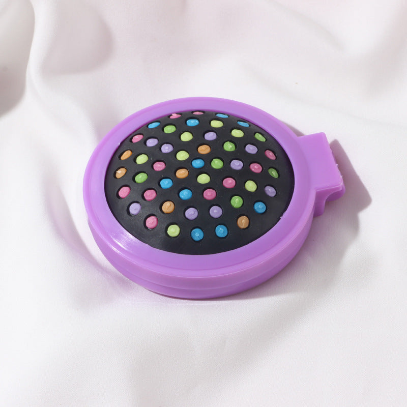 Women's Fashion Hairbrush Simple Rainbow Fold Curly Hair Massage Comb Hair Brush Airbag Comb