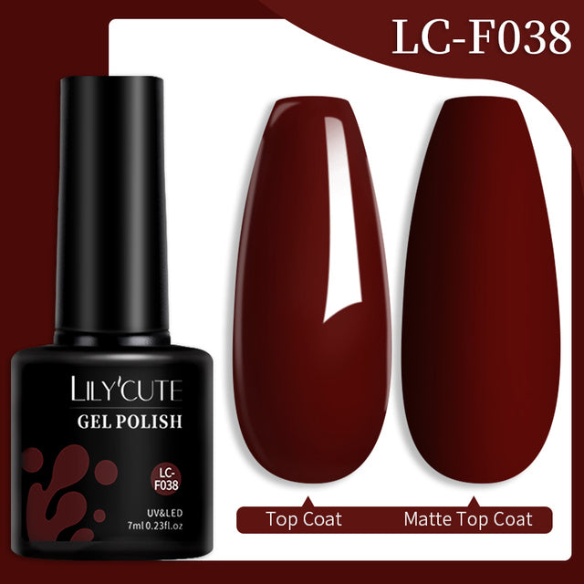 Lilycute Color Changing Thermal Gel Nail Polish Winter Purpl