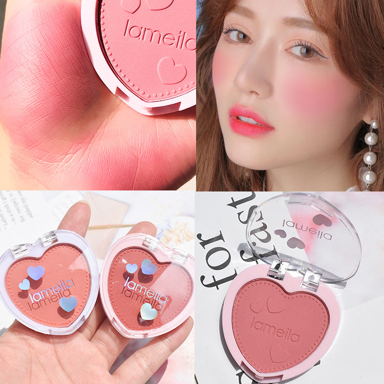 Lamella Schoolgirl Rouge Blush Pan Nude Makeup Repairing