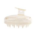 Transparent Oval Massage Shampoo Brush Soft Teeth