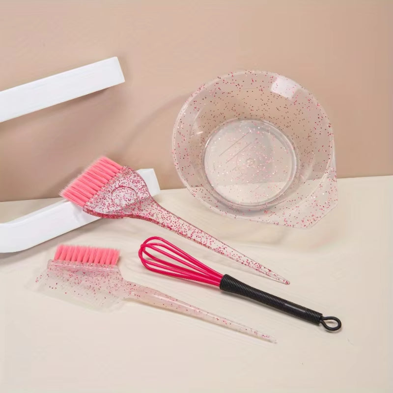 Hair Treatment Oil Transparent Hair Dye Comb Hair Salon Highlighting Tool