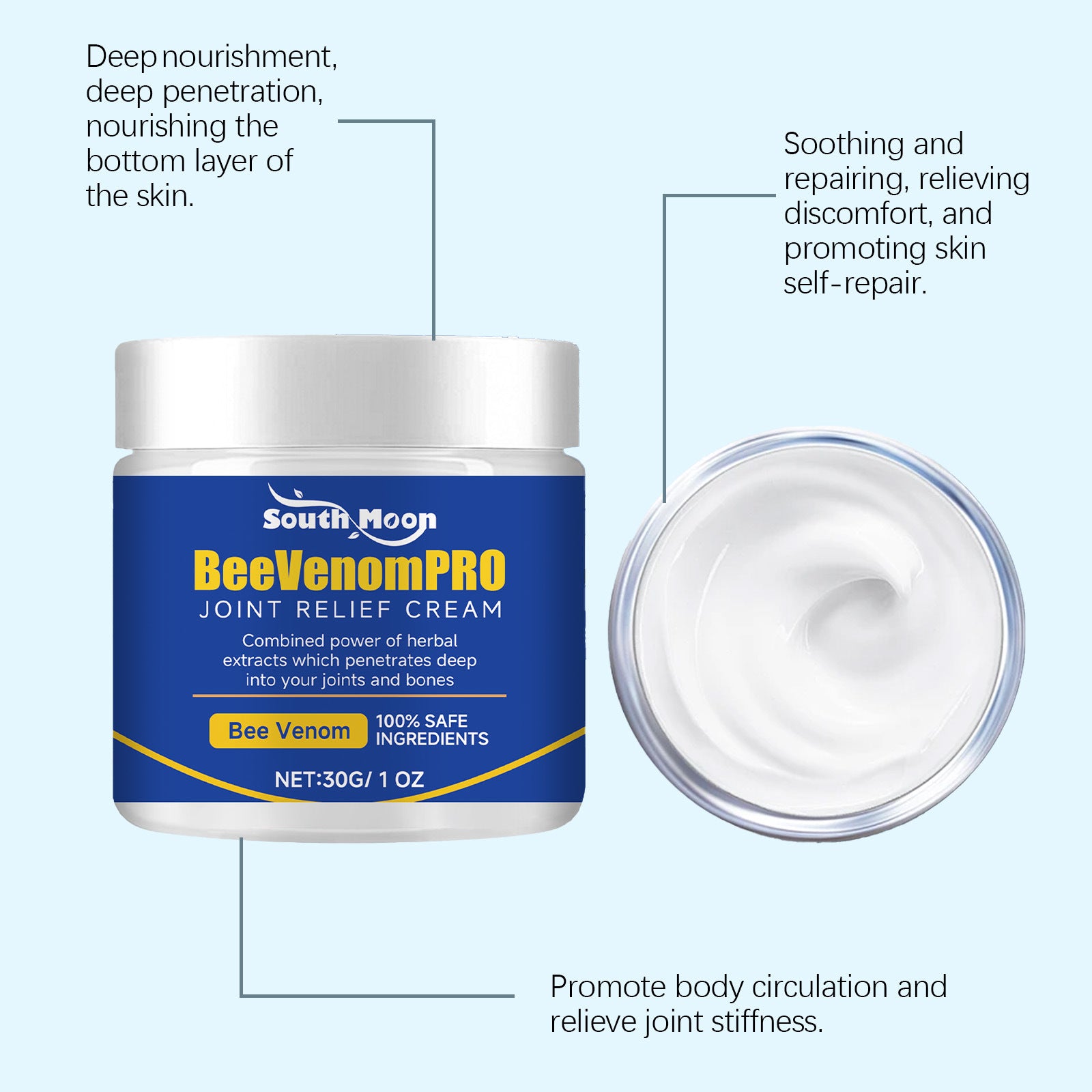 Herbal Moisturizing Joint Massage Care Cream