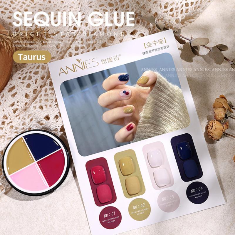 Annies Popular Color Twelve Constellation Series Solid Nail Polish For Nail Salon