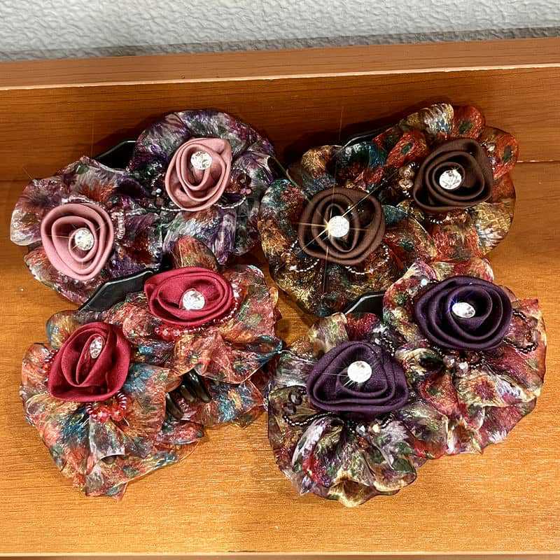 High-grade Flower Ponytail Clip Temperament Updo