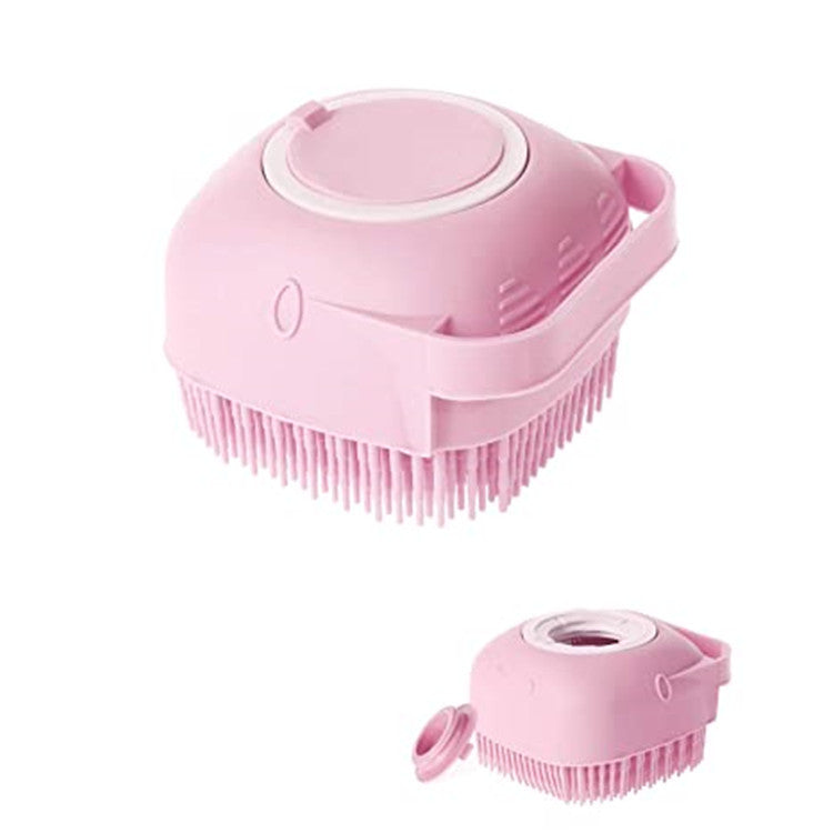 Heart-shaped Square Shampoo, Massage, Bath, Back Rub, Silicone Soft Gel, Liquid Bath Brush