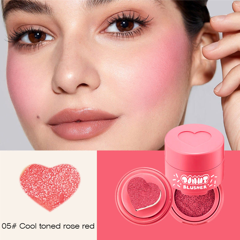 Donut Blusher Love Air Cushion Liquid Blush Natural Nude Makeup