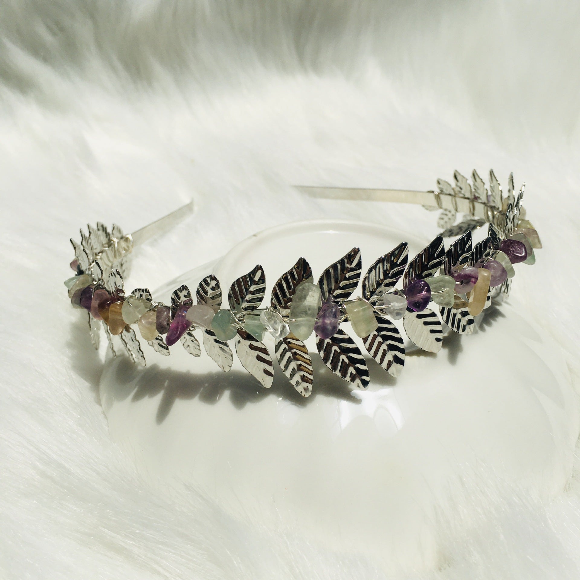 Natural Crystal Hairpin Creative Handmade DIY