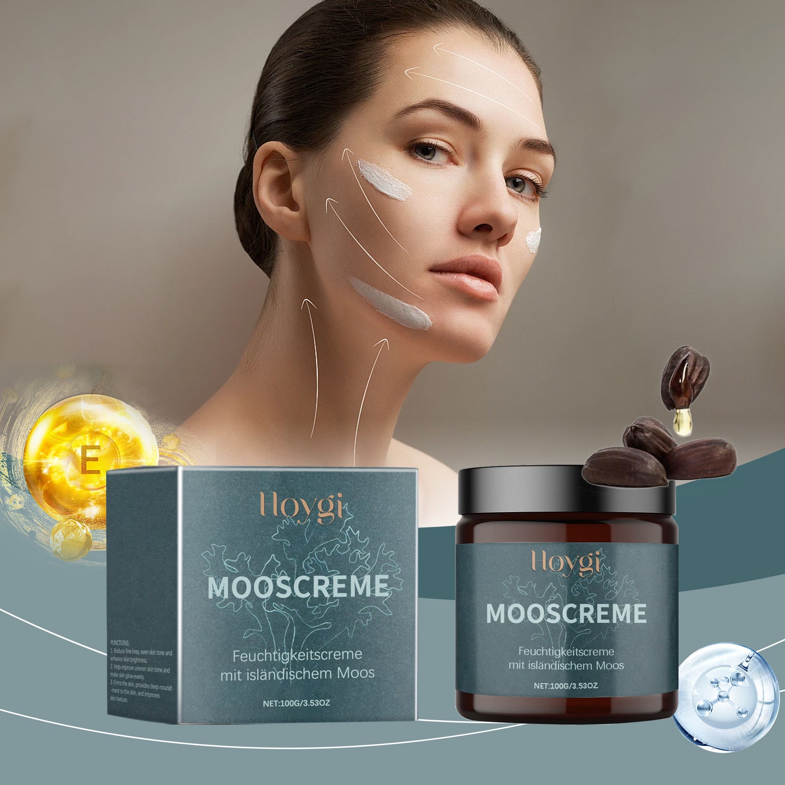 Nourish Moisturizing Facial Cream Repair And Shine