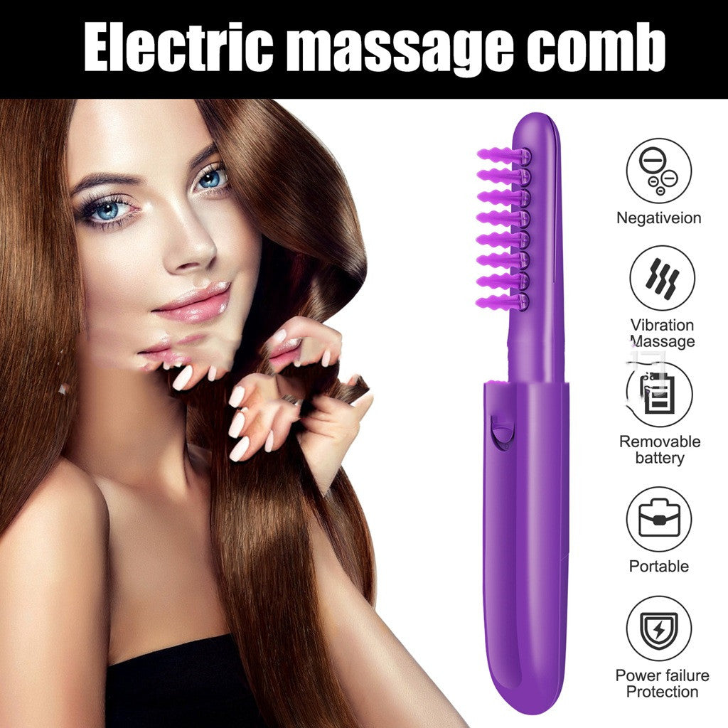 Electric Hair Comb, Rotating Comb For Wet And Dry Hair