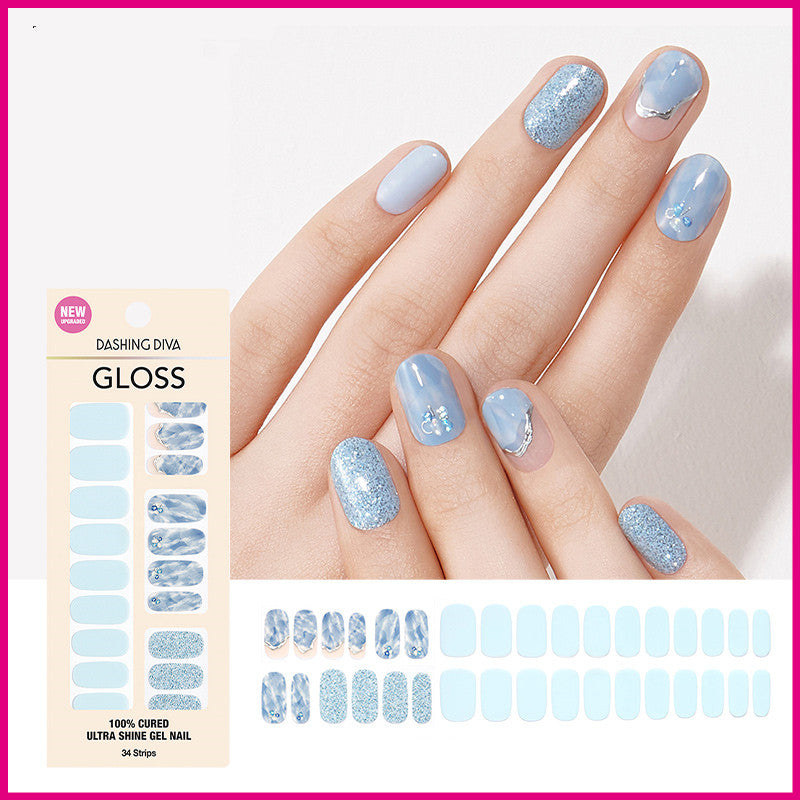 Dashing Diya Gloss Nail Art Nail Sticker Patch Star Same Style No-Bake Wearing Nail Polish