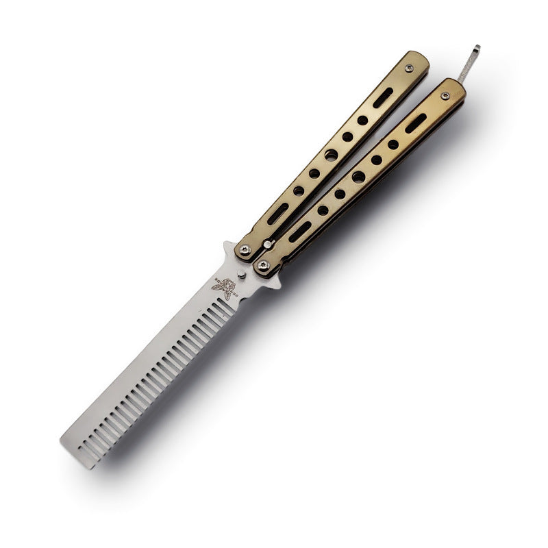 Stainless Steel Comb Without Blade Training Knife To Play With