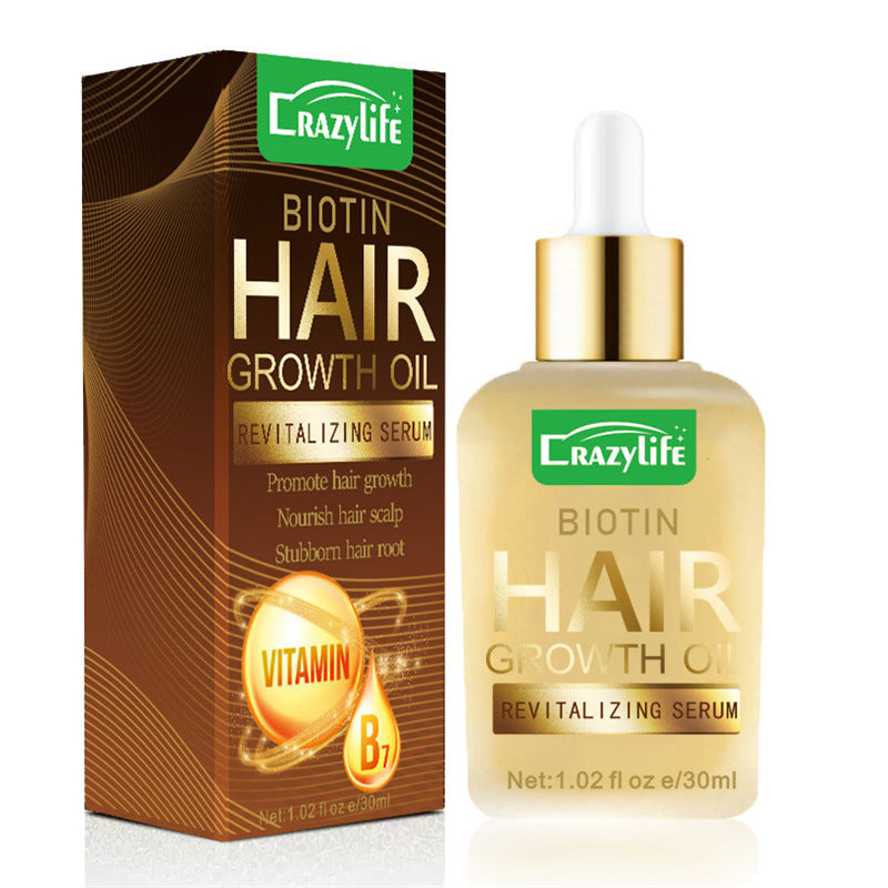 CrazyLife Biotin Hair Hair Care Essential Oil 30ml Soft And Refreshing
