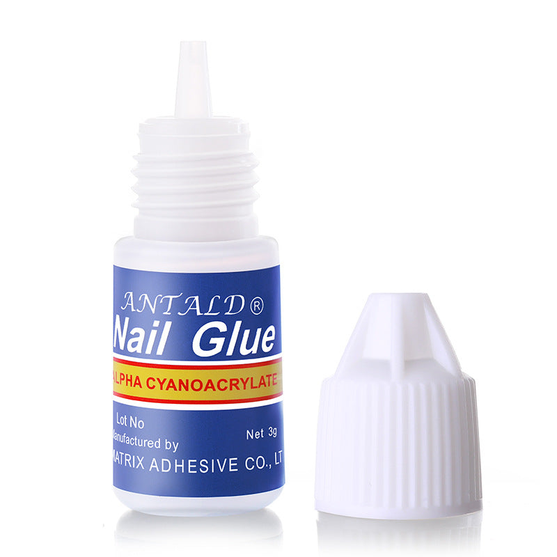 Antald Nail Rhinestone Sticking Glue Water Sticker Nail Tip Ornament