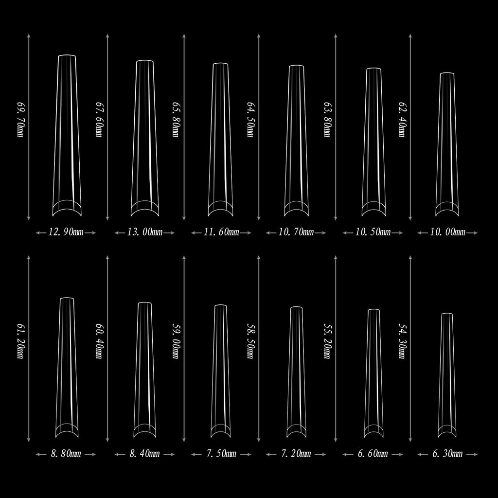 Fashionable And Personalized Extended French Nail Tips