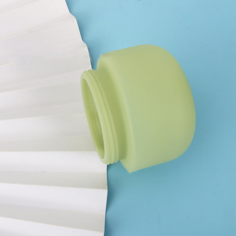 Cream Hair Mask Scrub Bottle Turquoise Matte