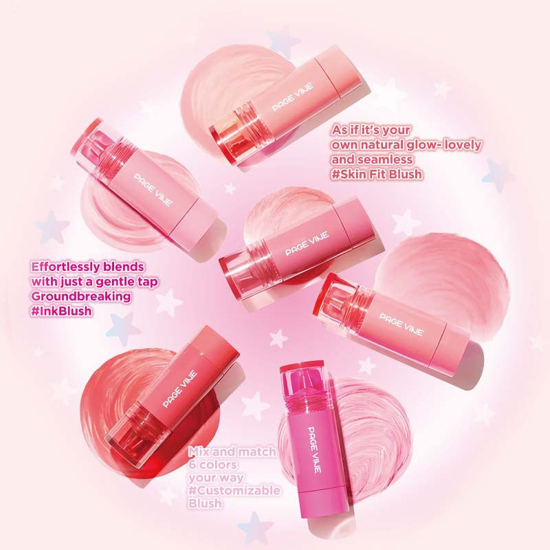 Page Wine Liquid Blush Brightening White Rouge Multifunctional