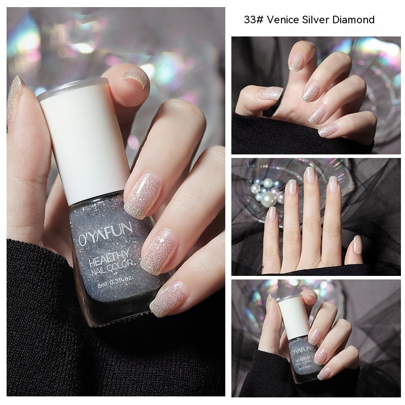 O'YAFUN Nail Polish New Water-based Long-lasting Quick-drying Transparent
