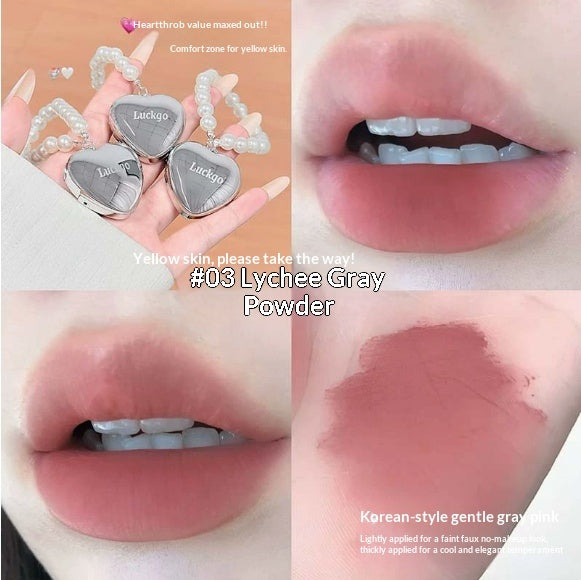 The Heart-shaped Lip Gloss Has A Soft And Smooth Texture