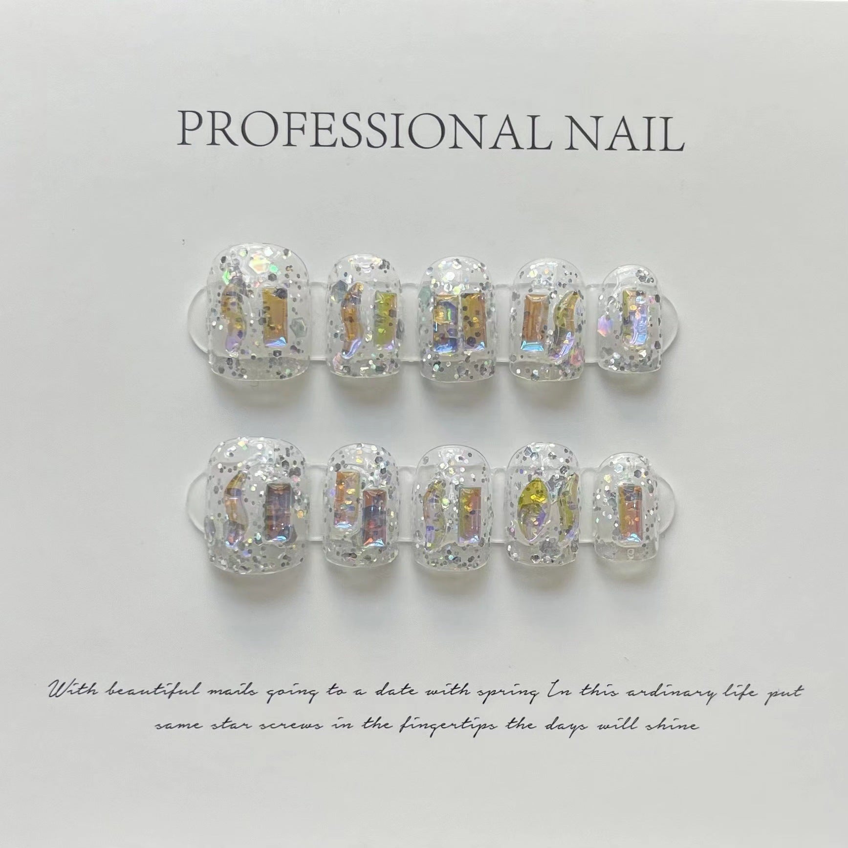 Hand-worn Armor Nail Sticker Nail Patch Warm Genie Series Ornament