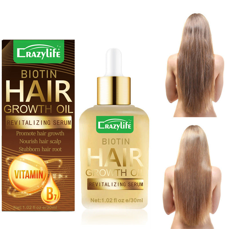 CrazyLife Biotin Hair Hair Care Essential Oil 30ml Soft And Refreshing