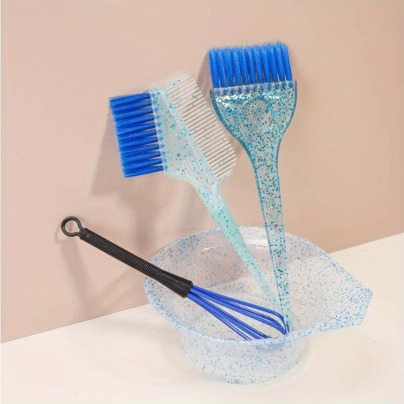 Hair Treatment Oil Transparent Hair Dye Comb Hair Salon Highlighting Tool