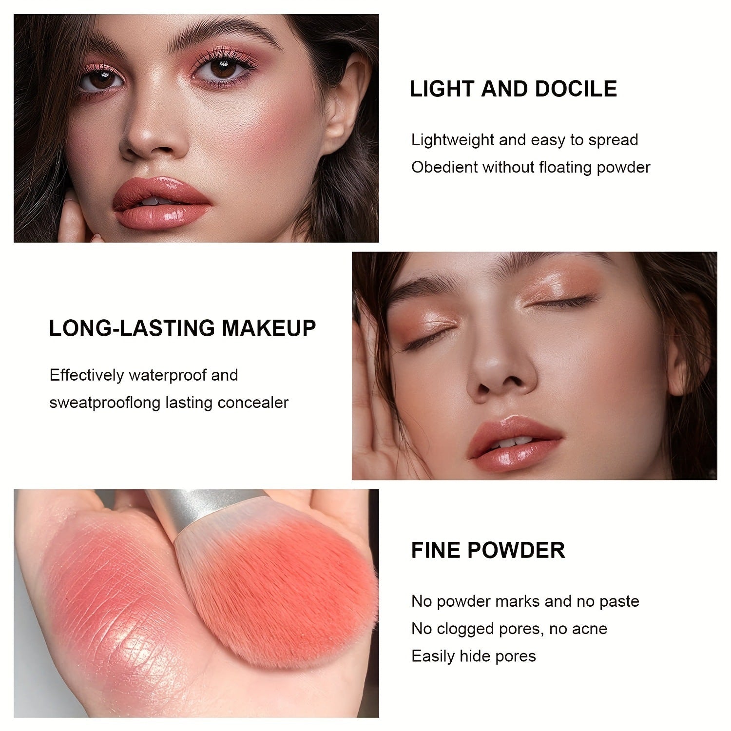Cross-border TEMU Amazon Hot 12-color Blusher Plate Matte Shimmer High-gloss Multi-color Cream Blush Plate