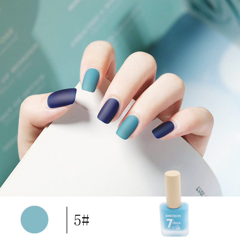 Bmision Frosted No-baking Quick-drying Nude Matte Nail Polish