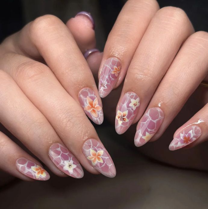 Wear Nail Tip High-grade Purple French Butterfly Black Edge Nail Sticker Nail Stickers
