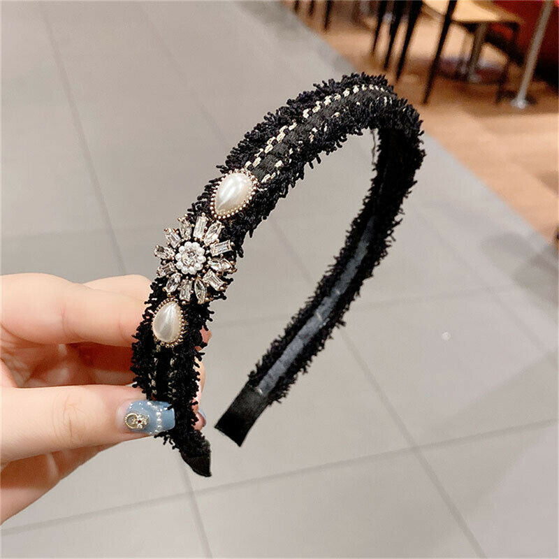 Simple Raw Edging, Beading, Thin Edging, Light Board, Hair Hoop, Headband, Pressing Hair, Lady