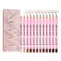 12 Color Matte Lipstick Lip Liner Suit