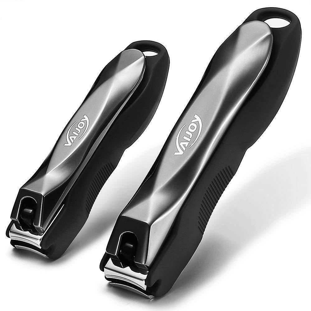 Vaijoy Stainless Steel Nail Tool Nail Clippers Set Gift Large Anti-splash Nail Scissors