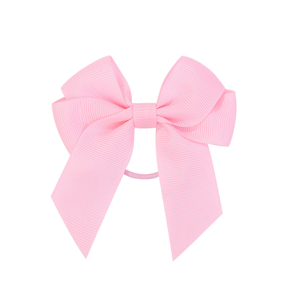 Handmade Baby Double-layer Polyester Ribbon Satin Bow Children's Hair Clip Accessories