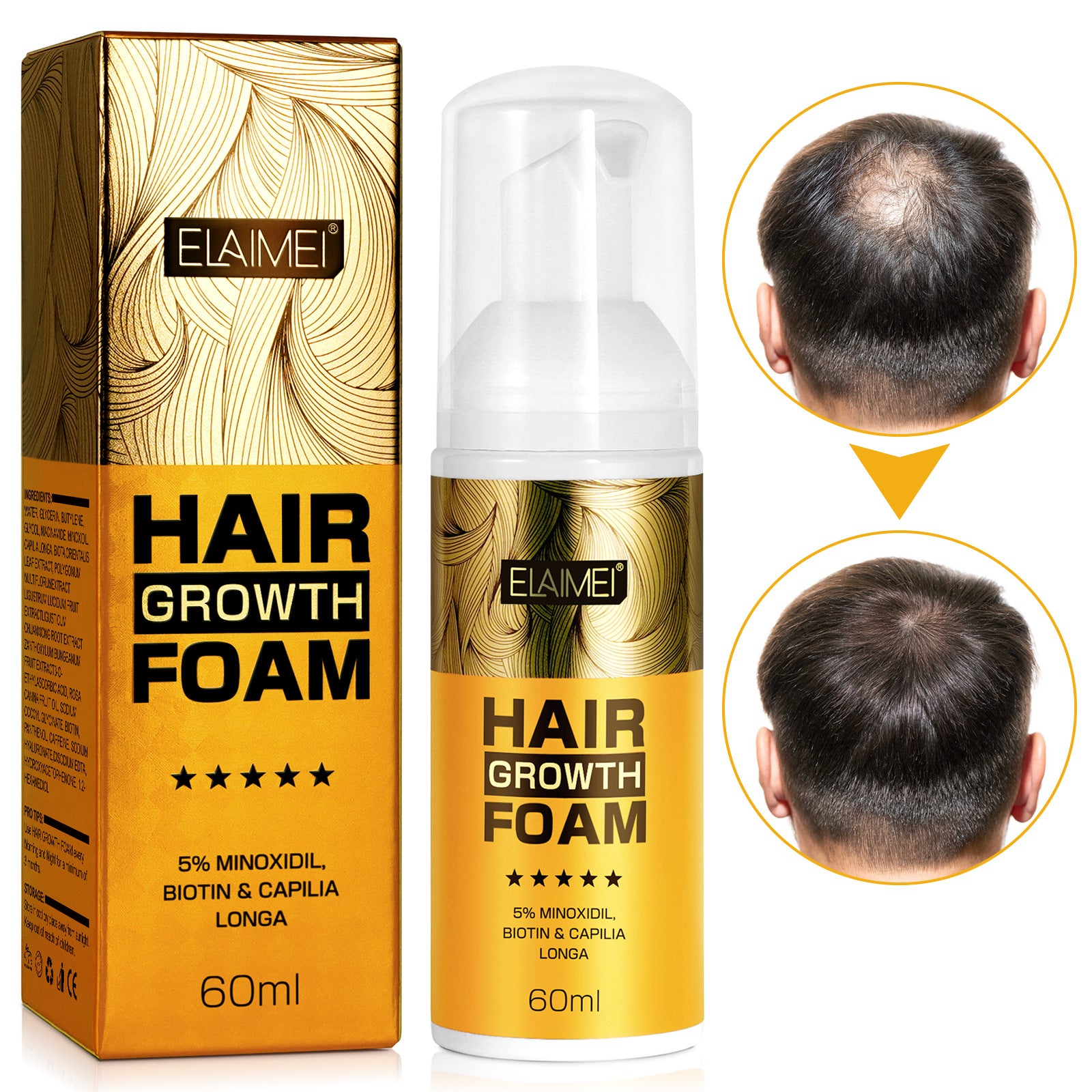 ELAIMEI Hair Growth Moisturizing The Scalp And Preventing Hair Loss