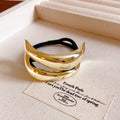 New Irregular Metal Hair Tie A Stylish Chic Hairband For Ponytails That Elevates Any Young Girls Look