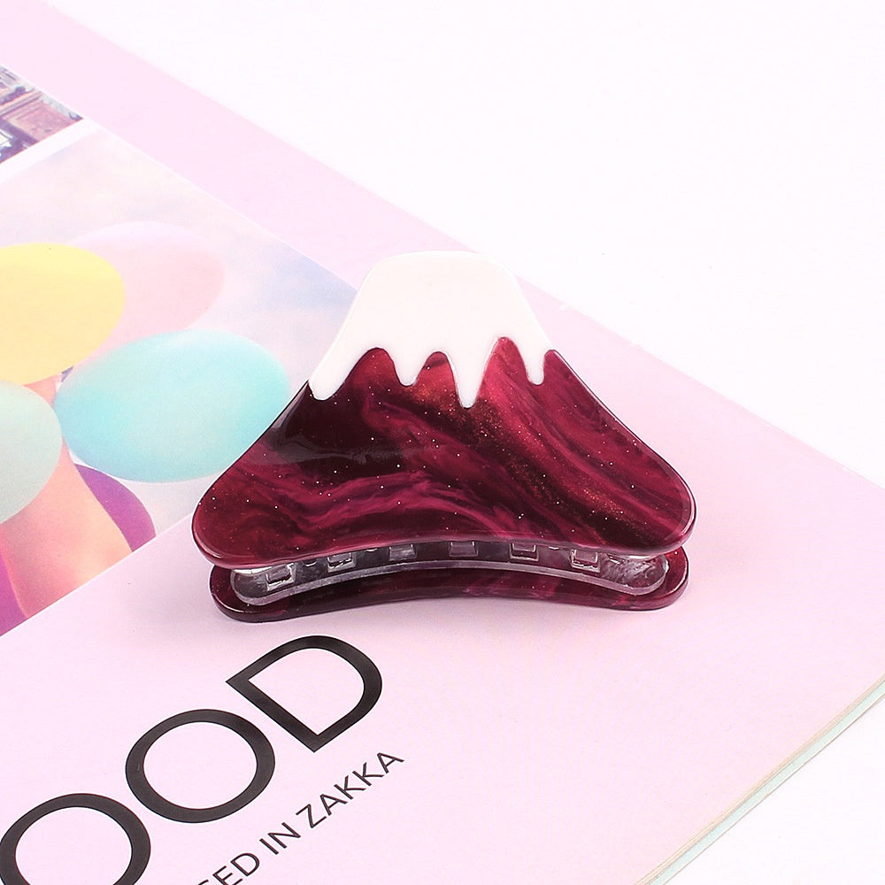 Mountain Gradual  Grab Clip No Harm To Hair High Ponytail Pan Hair Accessories