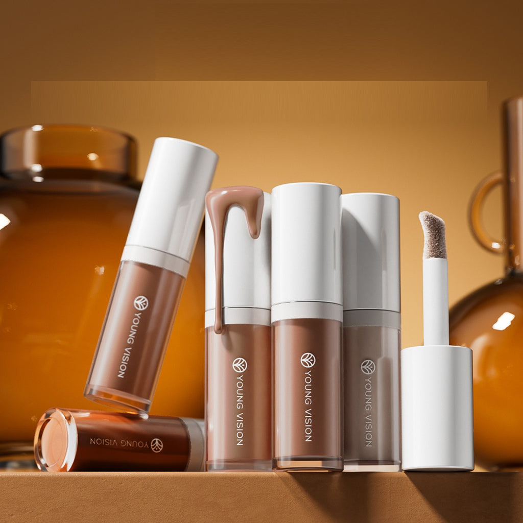 Three-dimensional Nose Shadow Multifunctional Horseshoe Brush Head Contour Liquid