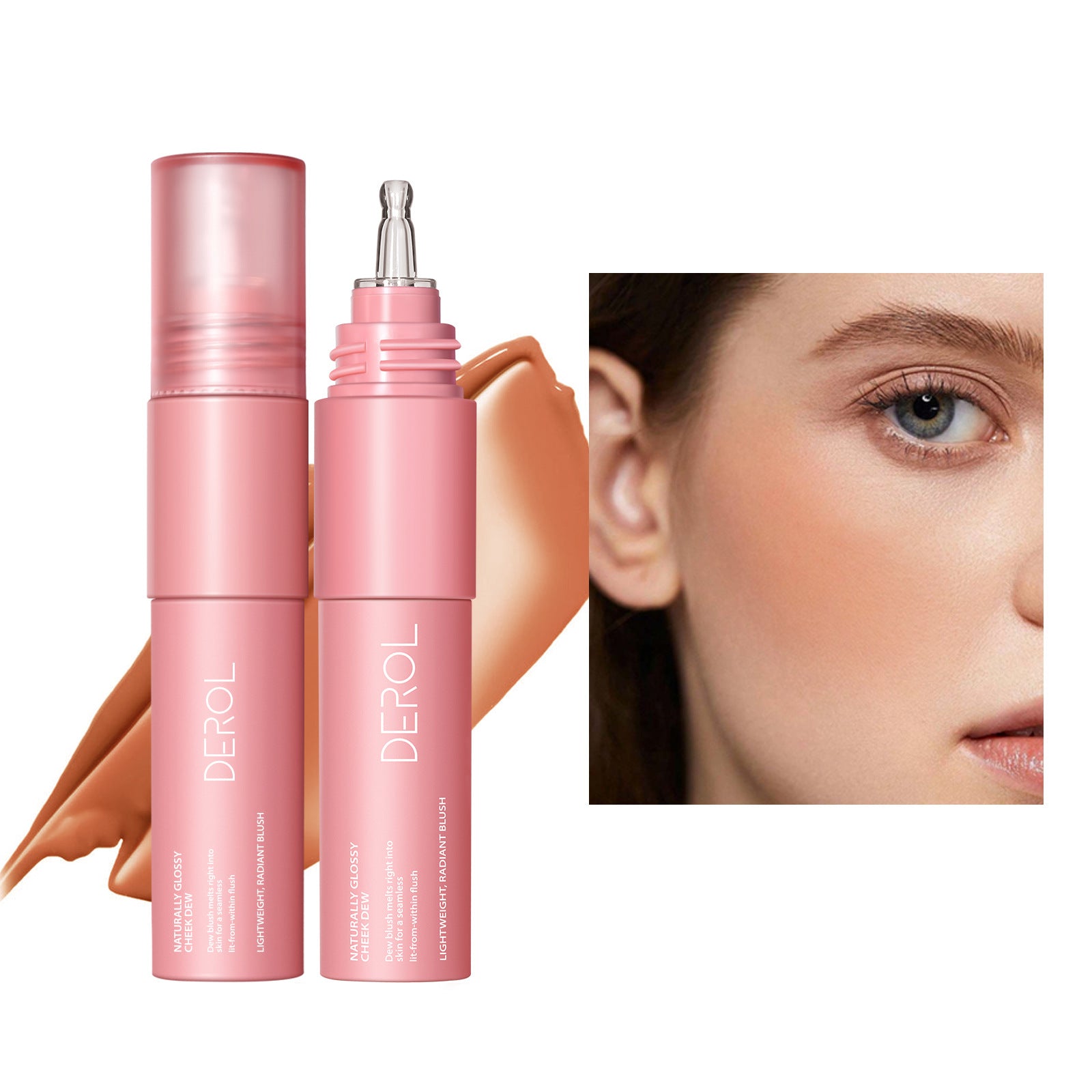 Derol Liquid Blush Moisturizing Clothing Paste Light And Transparent