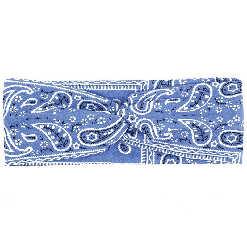 Wide Cotton Elastic Headband Female Hood