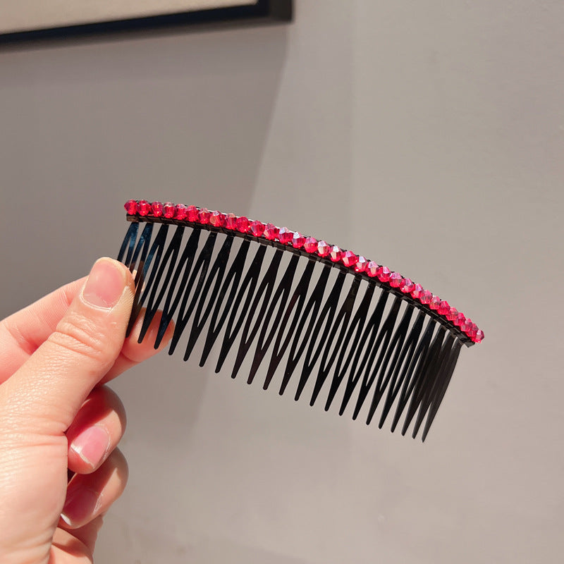 Women's Crystal Hair Comb Organizing Box