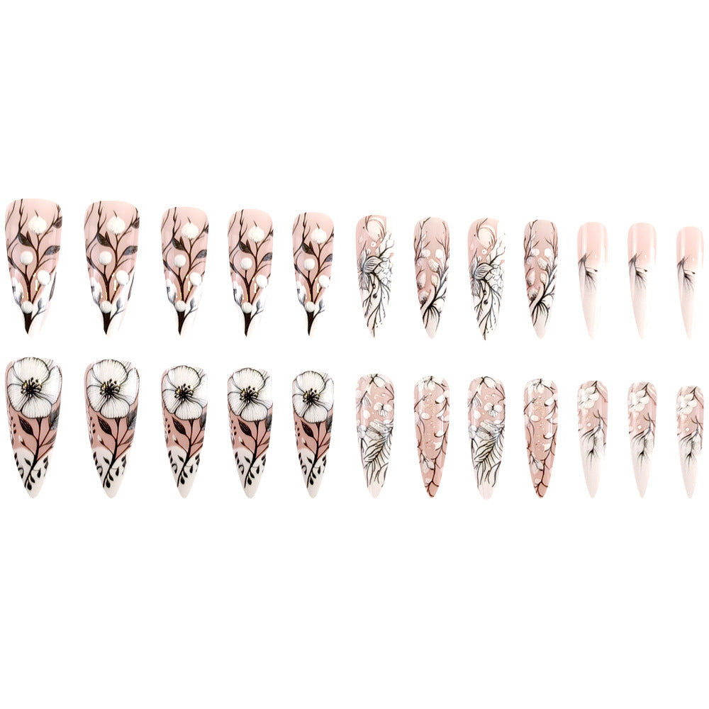 Women's Fashion Simple Long Nail Patch