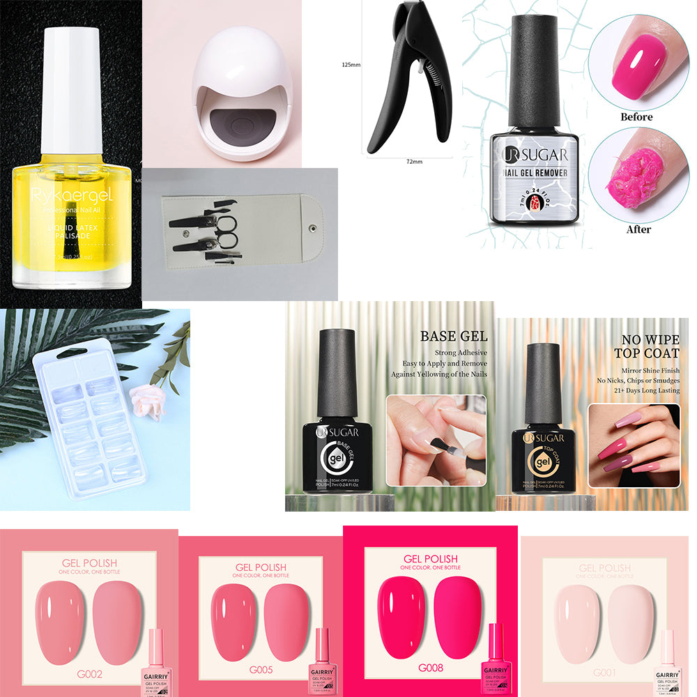 Gairriy Coco Lasting Light Therapy Nail Polish Gel Set