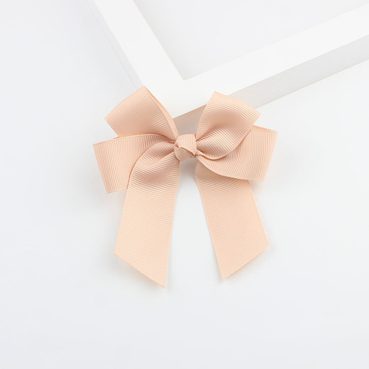 European And American Children Hairpin Ornament Four-ear Ribbon