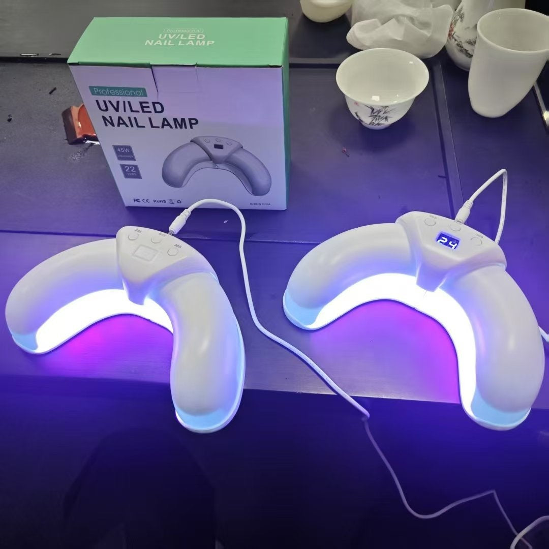 Intelligent Quick Drying Crescent Shaped Nail Lamp