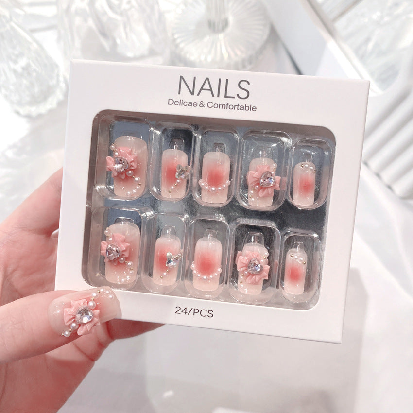 Women's Fashion Personalized Bow Nail Stickers