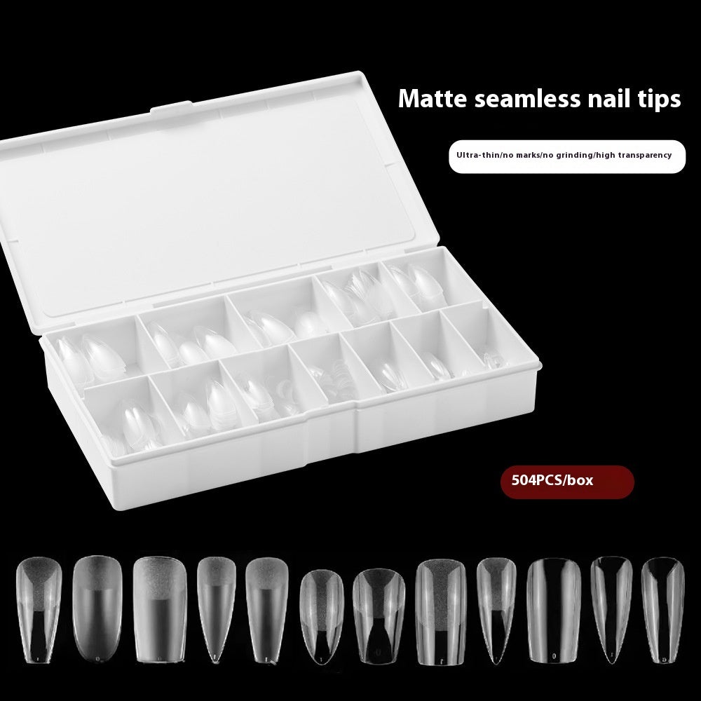 OEM/ODM Frosted Seamless Nail Tip Boxed Multiple Options