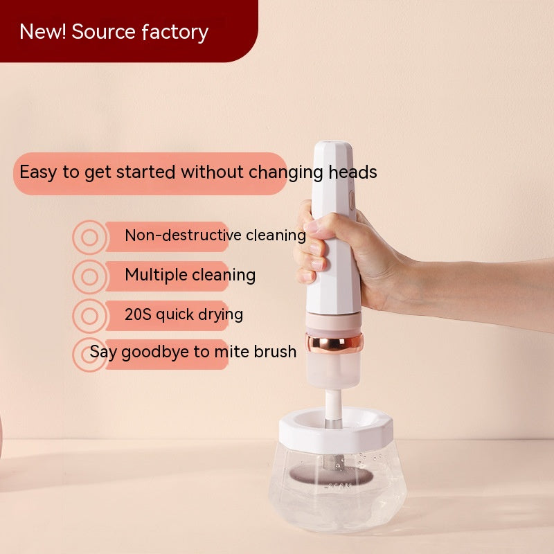 Washing Machine Powder Foundation Brush Eyebrow Brush Automatic Cleaning Hand-free