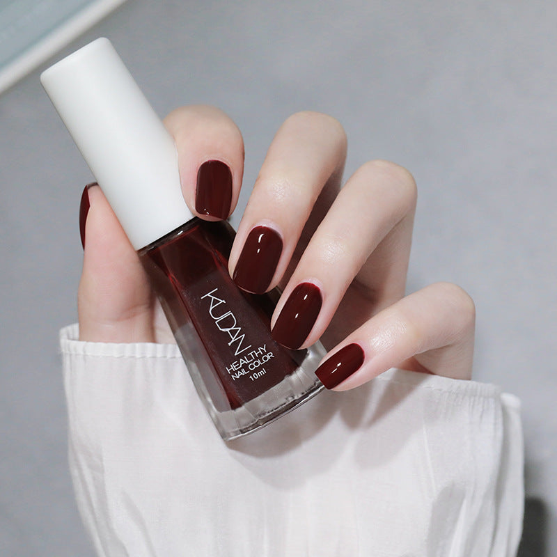 Kudan Water-based Odorless Peel-off No-bake Fast-drying Clear Nail Polish